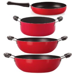 NIRLON Kitchen Non Stick Cookware Combo Sets 4 Piece