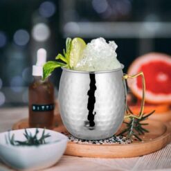 Mug - Copper Handle- Hammered Moscow Mule