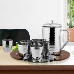 Stainless Steel Hammered Lemon Set