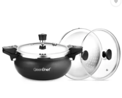 Greenchef Unique 5 L Induction Bottom Pressure Cooker (Hard Anodized)