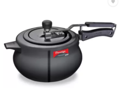 Prestige Svachh Nakshatra Plus 5 L Induction Bottom Pressure Cooker (Hard Anodized)