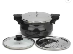 Pigeon All In One Super Cooker 5 L Induction Bottom Pressure Cooker (Hard Anodized)