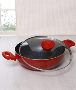 BERGNER Red Aluminium Casserole with Lid