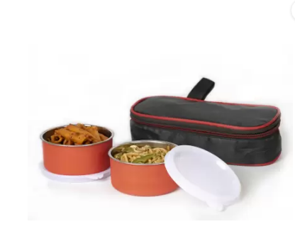Lunch Insulated Tiffin Best Steel Lunch Box Stainless Steel 2 Container Lunch Box Leakproof Containers Tiffin Set with Bag for Office lunch boxes for office stainless steel lunch boxes for office lunch box