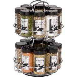 16 JAR REVOLVING SPICE RACK...