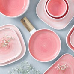 Pink Plate with Handle