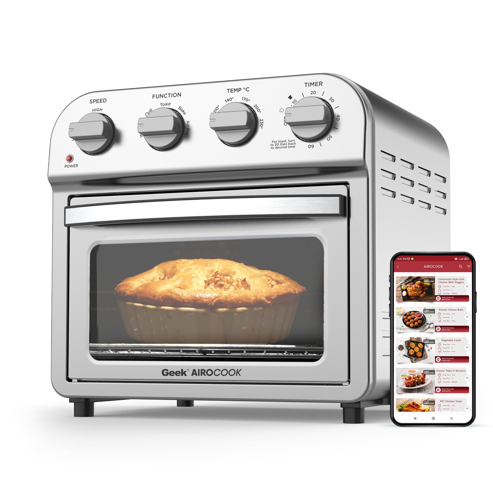 AiroCook Acis 14 Litre Air Fryer Oven