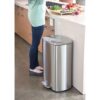 Deodorizer SoftStep Stainless Steel 13 Gallon Step On Trash Can